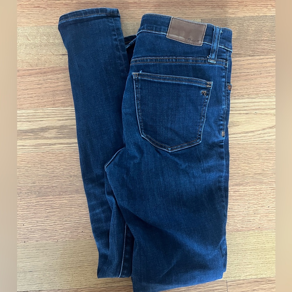 Madewell 9” high rise skinny jeans